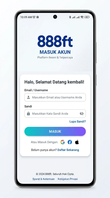 Panduan Masuk Akun 888ft untuk Pengguna Android