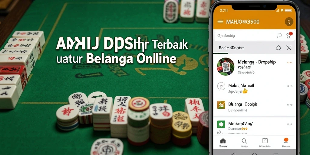Tampilan antarmuka MAHJONG500 yang sederhana dan intuitif untuk belanja online.
